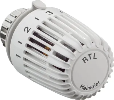 Obrázek produktu pro IMI Heimeier termostatická hlavice, bílá, pro omezovač teploty zpátečky RTL, 1 ks.