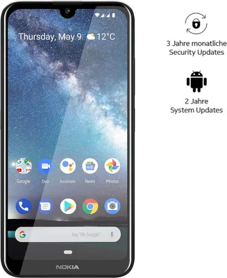 Produktbild von Nokia 2.2, 14,5 cm (5.71"), 2 GB, 16 GB, 13 MP, Android 9.0, Grau