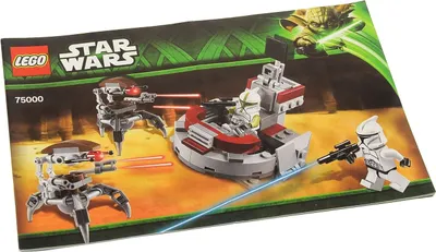 Produktbild von 1x Lego Bauanleitung Star Wars Episode 2 Clone Troopers Droidekas 75000