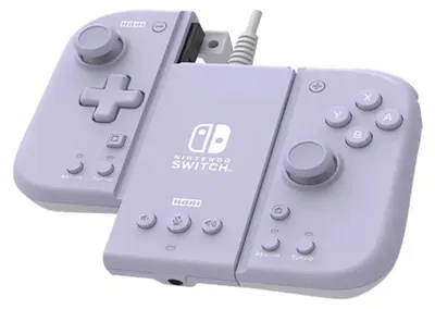 Immagine prodotto di Hori Split Pad Compact per Nintendo Switch - controller diviso, colore lilla. Taglia unica