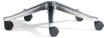 Produktbild von Bandscheiben-Drehstuhl Ortholetic-Balance mit Kopfstütze Echt-Leder schwarz mit Armlehnen