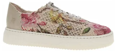 Produktbild von Rieker Damen Sneaker florales Netzmuster Plateau N9919, Größe:38 EU, Farbe:Mehrfarbig