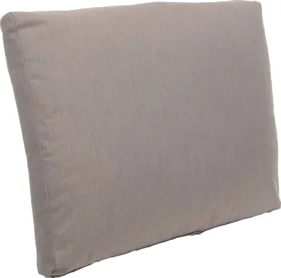 Productafbeelding van Rugkussen HWC-O11, rugkussen voor zitmeubels, 62x54x11 cm lichtgrijs