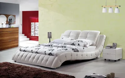 Obrázok produktu pre Čalúnená posteľ, kožená posteľ, posteľ, model S-9109, rozmer 160/180/200 x 220 cm