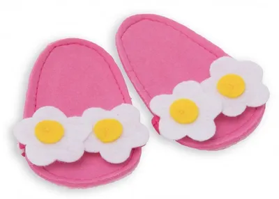 Immagine prodotto di Pantofole da bagno per bambole, dimensioni 35-45 cm