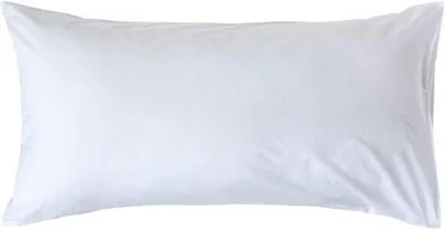 Produktbild von Famanu Kingsize Kissenbezug 48 x 91 cm - 100% Baumwolle, weiß, atmungsaktiv, hypoallergen