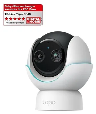 Image de TP-Link Tapo C840, 2,53 mm, IR, 1920 x 1080,2560 x 1440 px, 30 fps, H.264, Wi-Fi