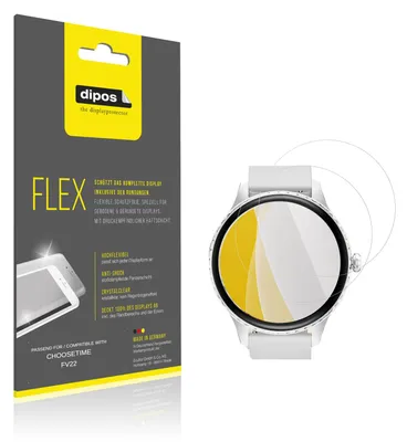 Immagine prodotto di 2x Pellicola protettiva per CHOOSETIME FV22, rivestimento al 100%, Protezione dipos Flex