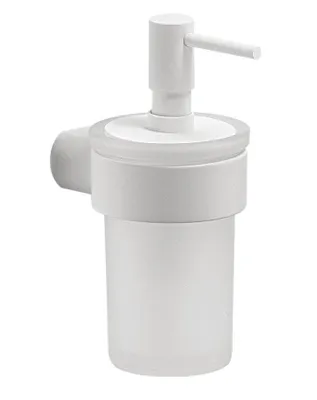 Produktbild von PIRENEI Hängender Seifenspender 110 ml, Milchglas, Weiß matt