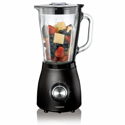 Produktbild von Melissa 16180133 - Standmixer 1,5L Glaskrug - 500W - Matt Schwarz