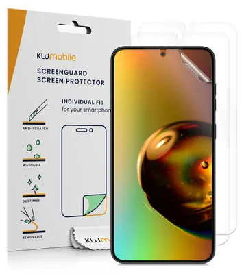 Produktbild von kwmobile 6x Displayschutzfolie kompatibel mit Samsung Galaxy S25 Plus Folie - klare Schutzfolien Set in transparent