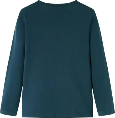 Produktbild von vidaXL Kinder-Langarmshirt Dunkelgrün 116