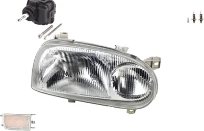 Produktbild von Johns, Scheinwerfer passend für VW Golf III 1Hx0 10/91-09/97 Rechts Leuc. + LWR Blinker 1H0941295E 1H0941295C 4A0941295 1H6941018AF 1H6941018B 1H69410