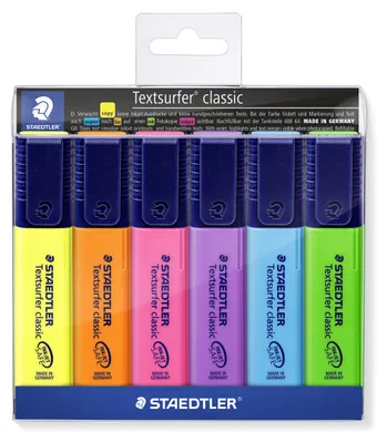 Produktbild von STAEDTLER Textsurfer classic 364 Textmarker Etui mit 6 Farben
