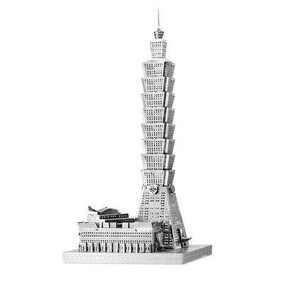 Produktbild von Metall Erde Faszinationen Iconx Taipei 101 3D Metall Puzzle