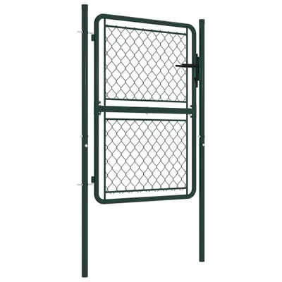 Immagine prodotto di Cancello da giardino in acciaio 100×125 cm verde