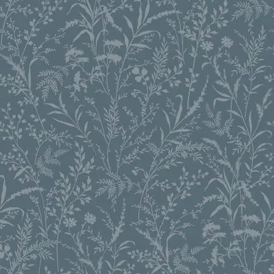 Obrázok produktu pre Borastapeter Tapeta poľné kvety sivomodrá - 660133 - 53 cm x 11,2 m