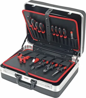 Produktbild von Cimco 170175 Electrical contractor Tool box (+ tools) 15-piece (L x W x H) 465 x 310 x 170 mm