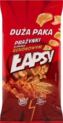 Zdjęcie produktu dla Łapsy Prażynki O Smaku Bekonowym 120 G