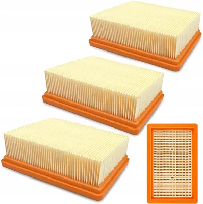 Produktbild von Kärcher Ersatzfilter Set 4 Stück für WD4 WD5 WD6 Serie