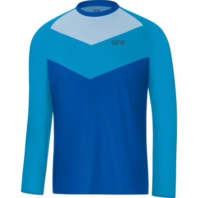 Produktbild von Gore C5 Trail Trikot Herren lang blau dynamisch größe L 1002120N0009