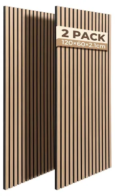 Immagine prodotto di Pannelli isolanti acustici per pareti, set di 2, 120 x 60 cm