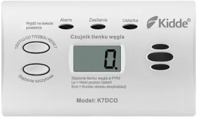 Productafbeelding van Koolmonoxidesensor met LCD-display K7DCO Kidde