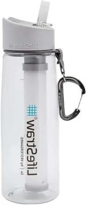 Immagine prodotto di Bottiglia per acqua potabile con filtro; 22 oz, trasparente