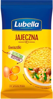 Obrázok produktu pre Lubella Vaječné cestoviny Hviezdičky 250 g