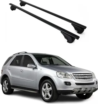 Produktbild von Dachträger Grundtäger für Mercedes ML Klasse W164 2005-2011 75kg Metall Schwarz