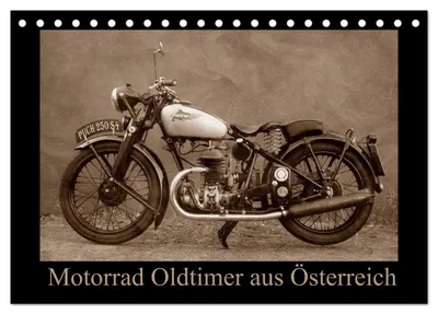 Produktbild von Motorrad Oldtimer aus Österreich (Tischkalender 2027 DIN A5 quer), CALVENDO Monatskalender