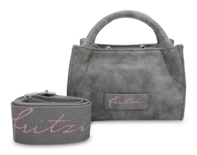 Image de Fritzi aus Preußen sac à main sac à épaule bandoulière Chunk02 Vintage Crossbody Bag Anthra gris