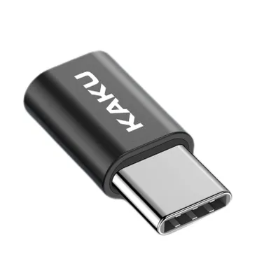 Productafbeelding van KAKU Adapter Micro USB 3.0 naar USB Type C, snelladen en dataoverdracht (KSC-531), zwart
