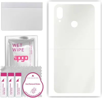 Produktbild von apgo Rückseite Schutzfolie, Matt, kompatibel mit Huawei nova 3i, Hinten Hydrogel-Displayschutzfolie mit Positionierhilfe, kratzfest, einfache Montage