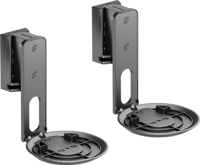Obrázok produktu pre Držiak reproduktorov PureMounts pre Sonos Era 100, nástenný držiak reproduktorov s vedením káblov, otočný +/-45°, naklápací 0/-18°, nosnosť 3 kg, čierny, sada 2 ks