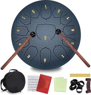 Produktbild von Famanu Tongtrommel Handpan 13 Noten - Musikinstrument