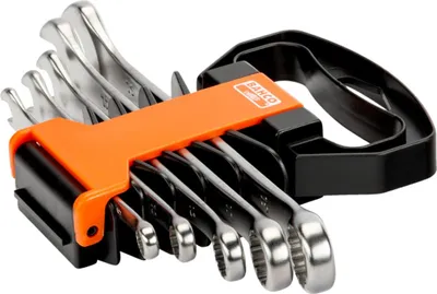 Produktbild von Bahco Ring-Maulschlüssel-Satz, metrisch - 5 Teile/Kunststoffhalter