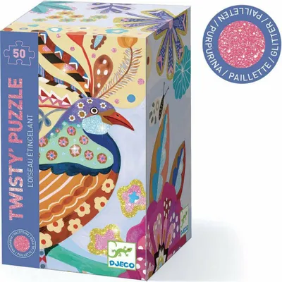 Immagine prodotto di Djeco Wizzy puzzle l'uccello scintillante 50 pezzi