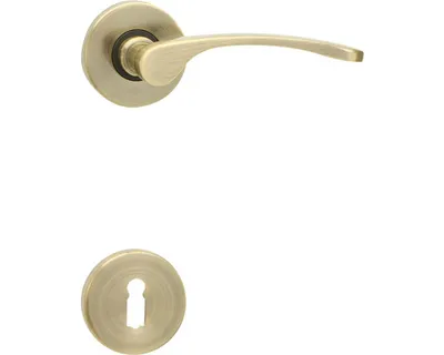 Obrázek produktu pro Rozetové dveřní kování Laura BB, česaný bronz