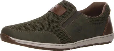 Obrázok produktu pre Pohodlná obuv Rieker slip-on v zelenej farbe, veľkosť 40