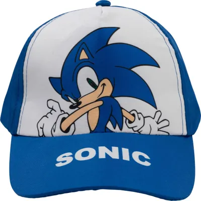Produktbild von Sonic The Hedgehog Kappe für Jungen - Kinder Cap Basecap Baseballkappe verstellbar Blau