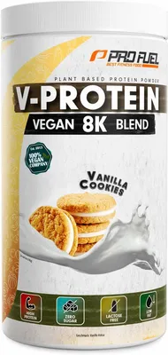 Produktbild von ProFuel V-Protein 8K Blend (750g) Vanilla Cookies - Eiweiße - Veganes Eiweiß