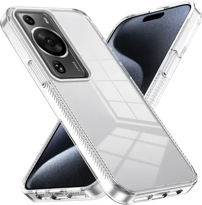 Produktbild von Hülle für Huawei P60 Pro Rutschfest Kristallklare Stoßfeste TPU Bumper Handyhülle Transparent