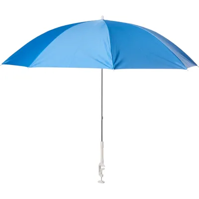 Produktbild von Sonnenschirm Buggy Kinderwagen Sonnenliege Sonnenschutz UV 50+ Blau 100 cm