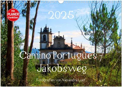 Produktbild von Camino Portugues - Jakobsweg (Wandkalender 2025 DIN A3 quer), CALVENDO Monatskalender