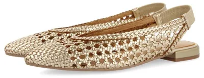 Produktbild von GIOSEPPO Guatavita Damen-Ballerinas aus Leder in Schwarz, Gold, 37 EU