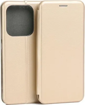Produktbild von Beline Book Magnetische Xiaomi Redmi Note 14 5G Hülle Gold