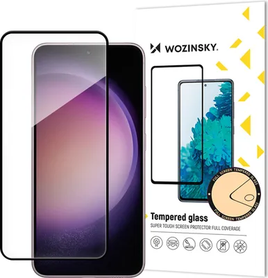 Image de Wozinsky Full Glue pour Samsung Galaxy S24 avec cadre noir