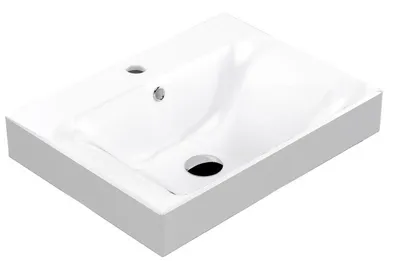 Immagine prodotto di Lavabo Lavabo in Vetroceramica 60x45 bianco Cento
