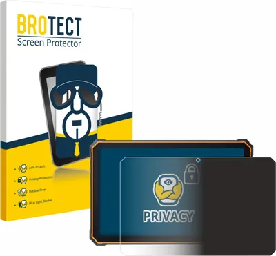Produktbild von BROTECT Sichtschutzfolie für Blackview Active 8 Pro 10.36" Anti-Spy Privacy Sichtschutz Blickschutz Folie Blaulicht-Schutz